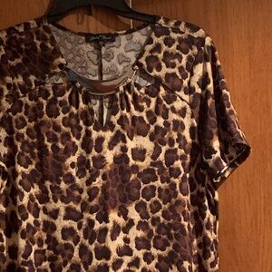 Chic Animal Print Dress